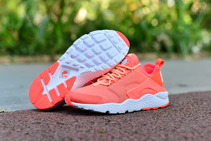 huarache femme blanche rose orange